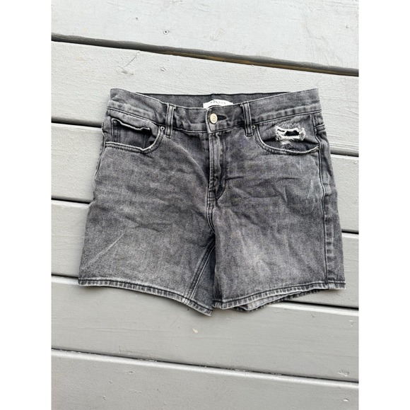 Pacsun Women's Baggy Boyfriend Dark Wash Shorts Size 26 - Picture 1 of 6